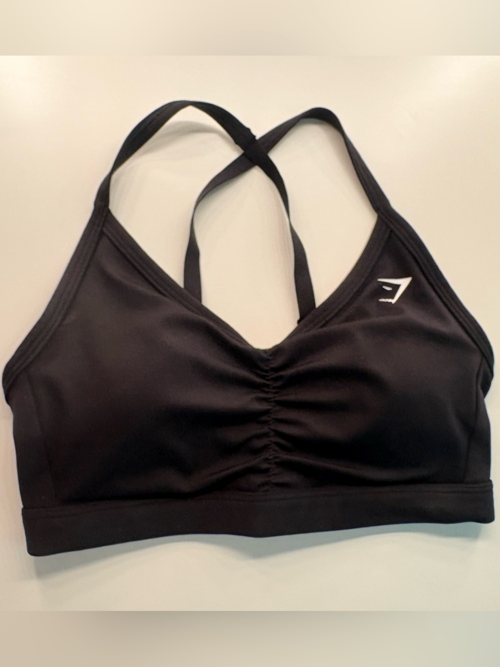 Gymshark Black Strappy Sports Bra